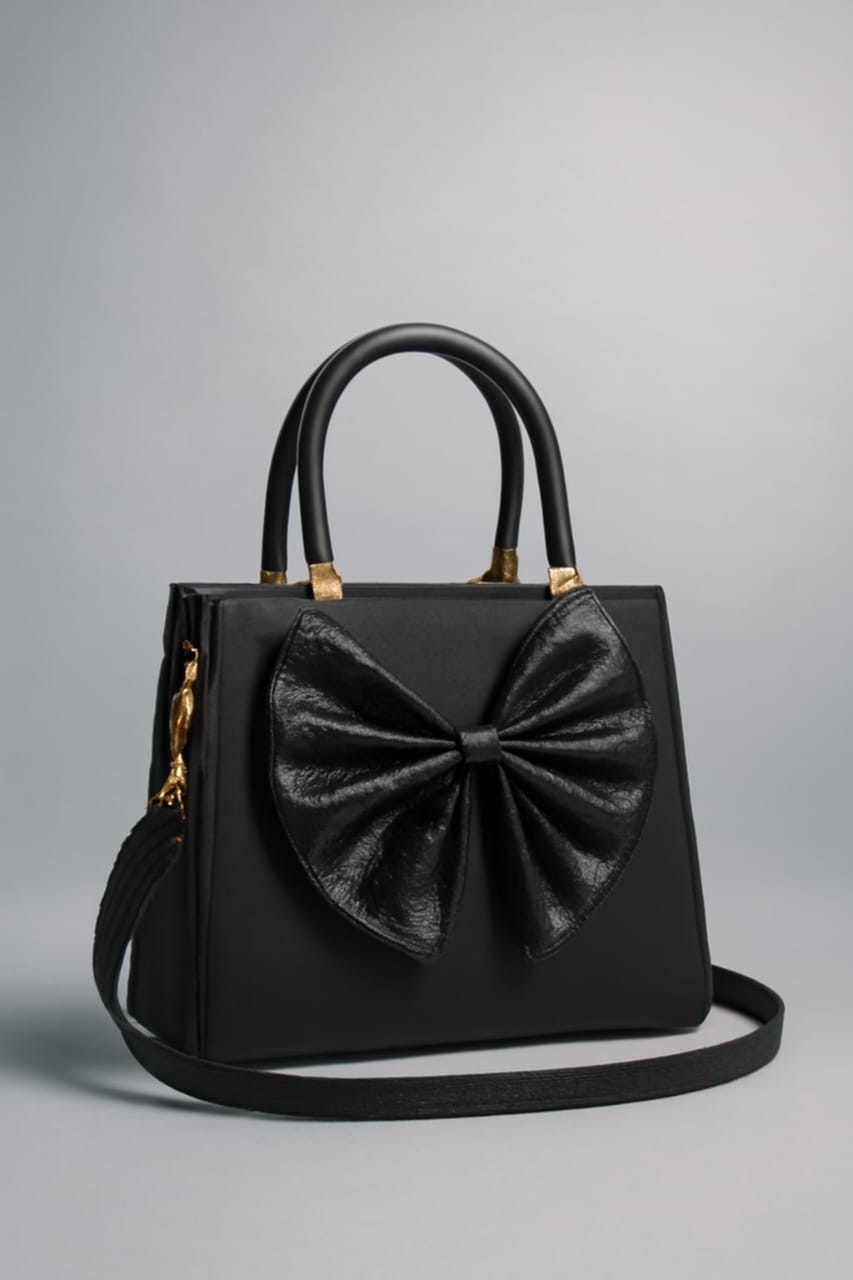 Black Luxe Tote Bag