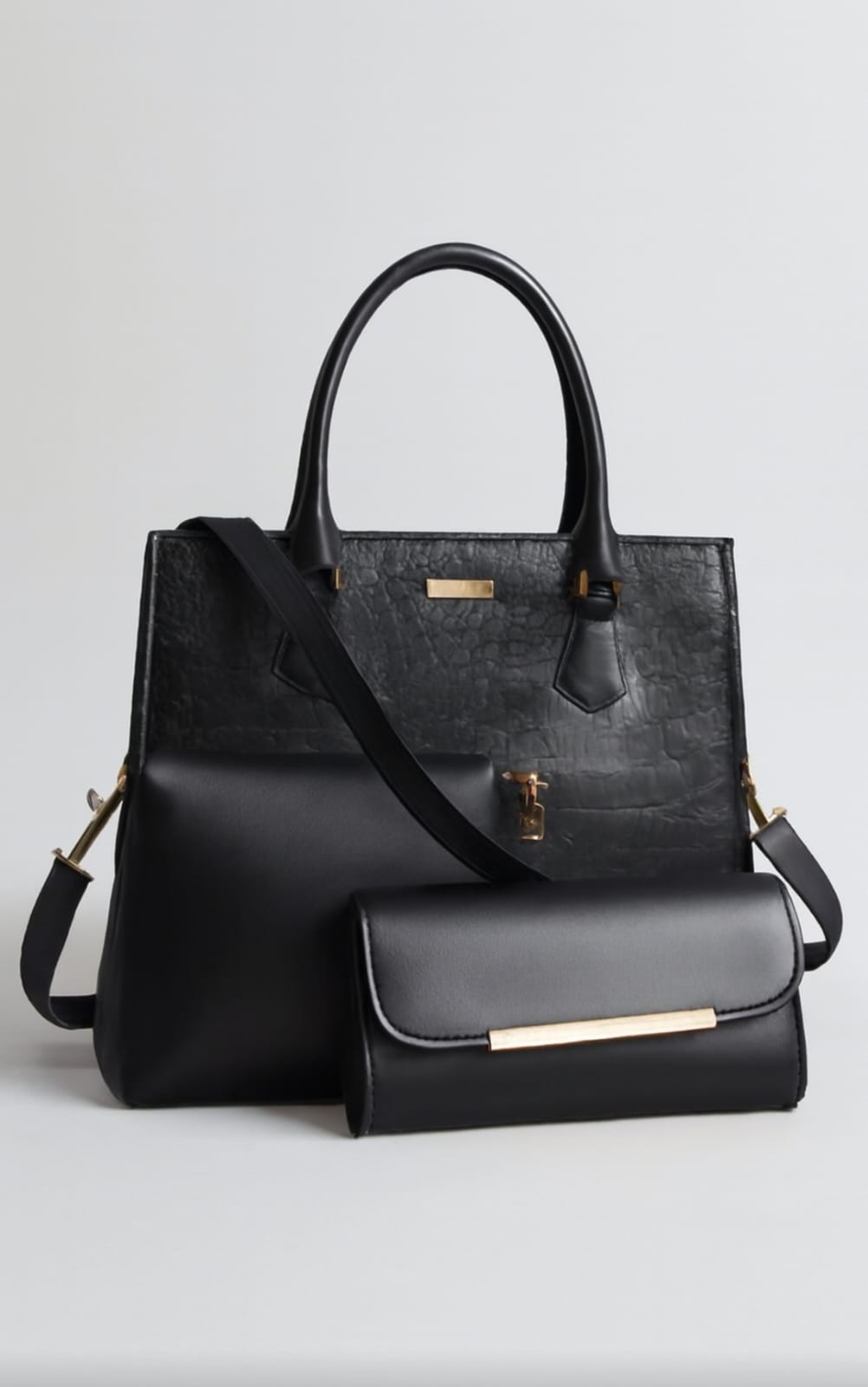 Black satchel Crossbody