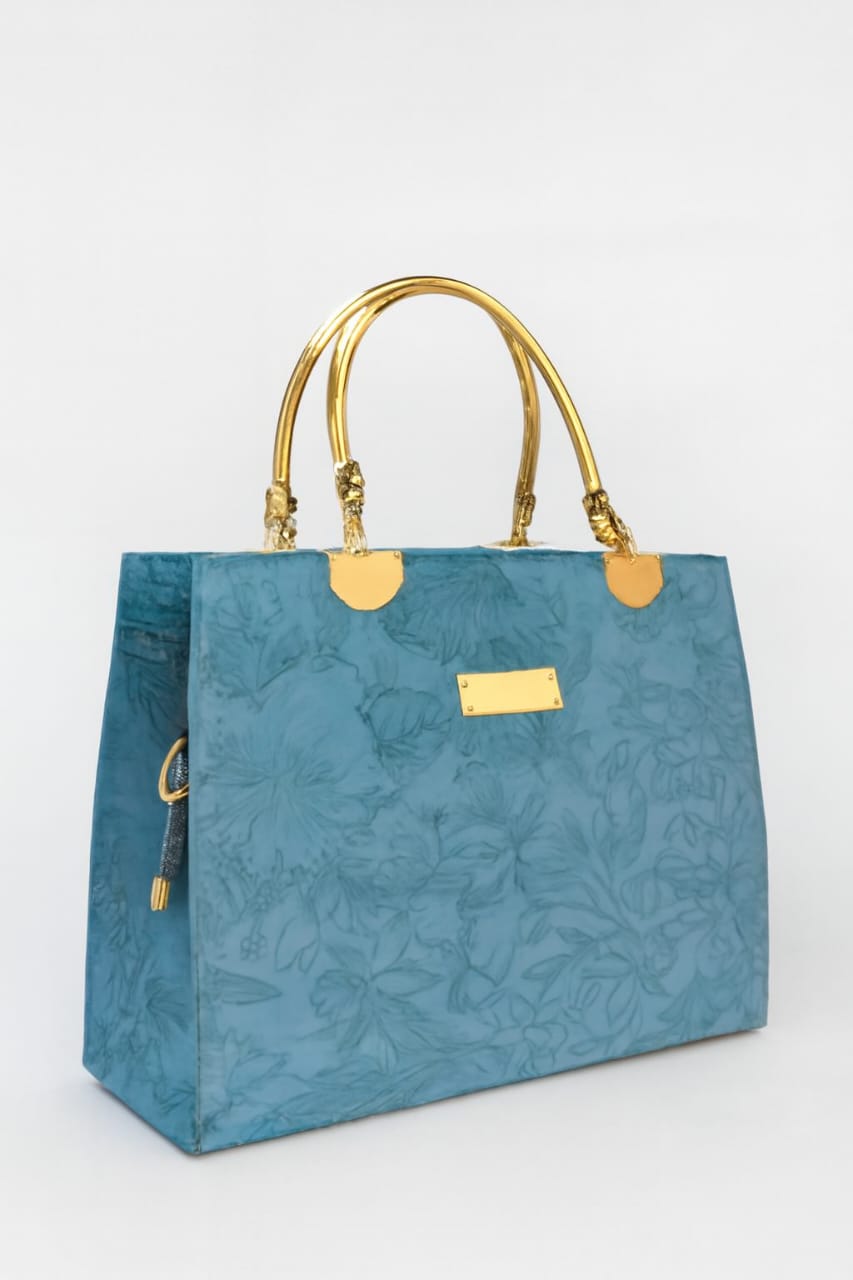 Blue  Blossom Tote