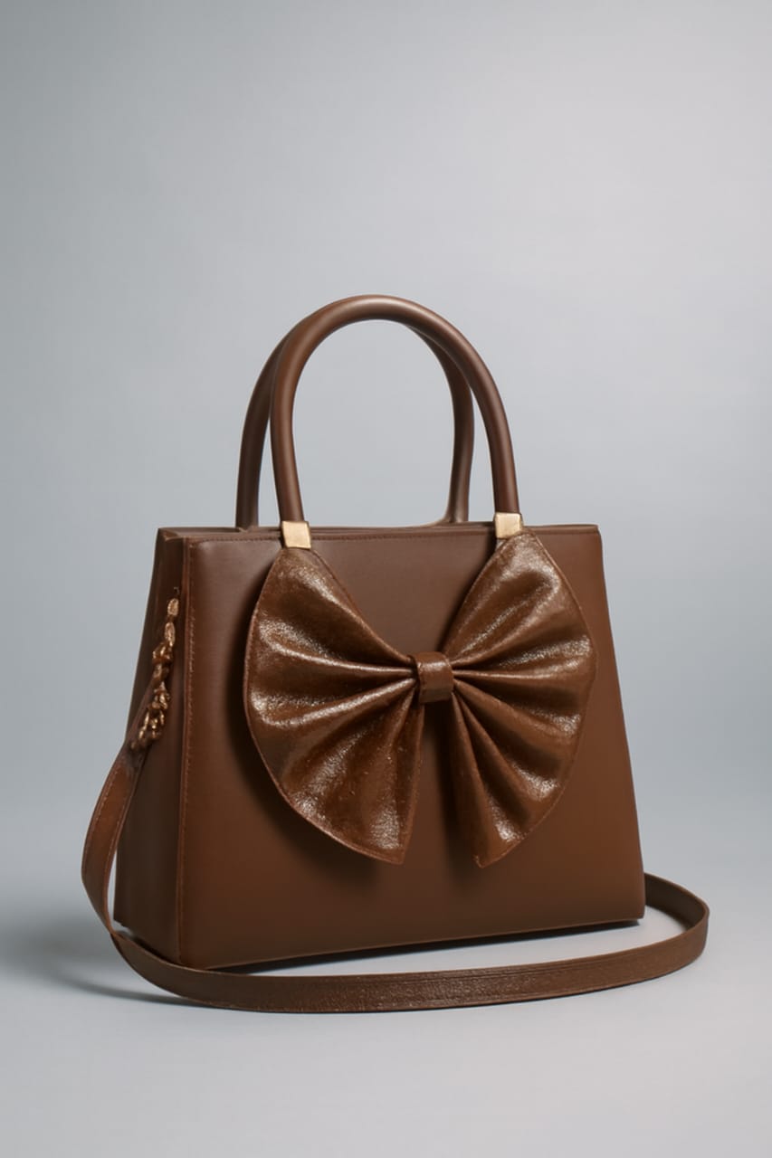 Brown Luxe Tote Bag