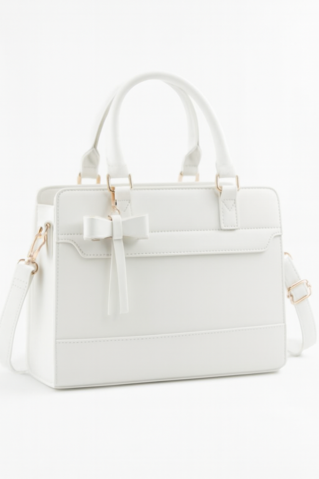White Nautical Tote Hover Image