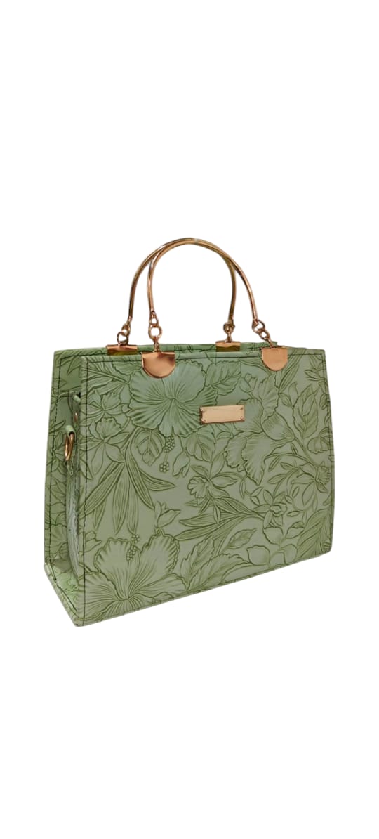 Green Blossom Tote