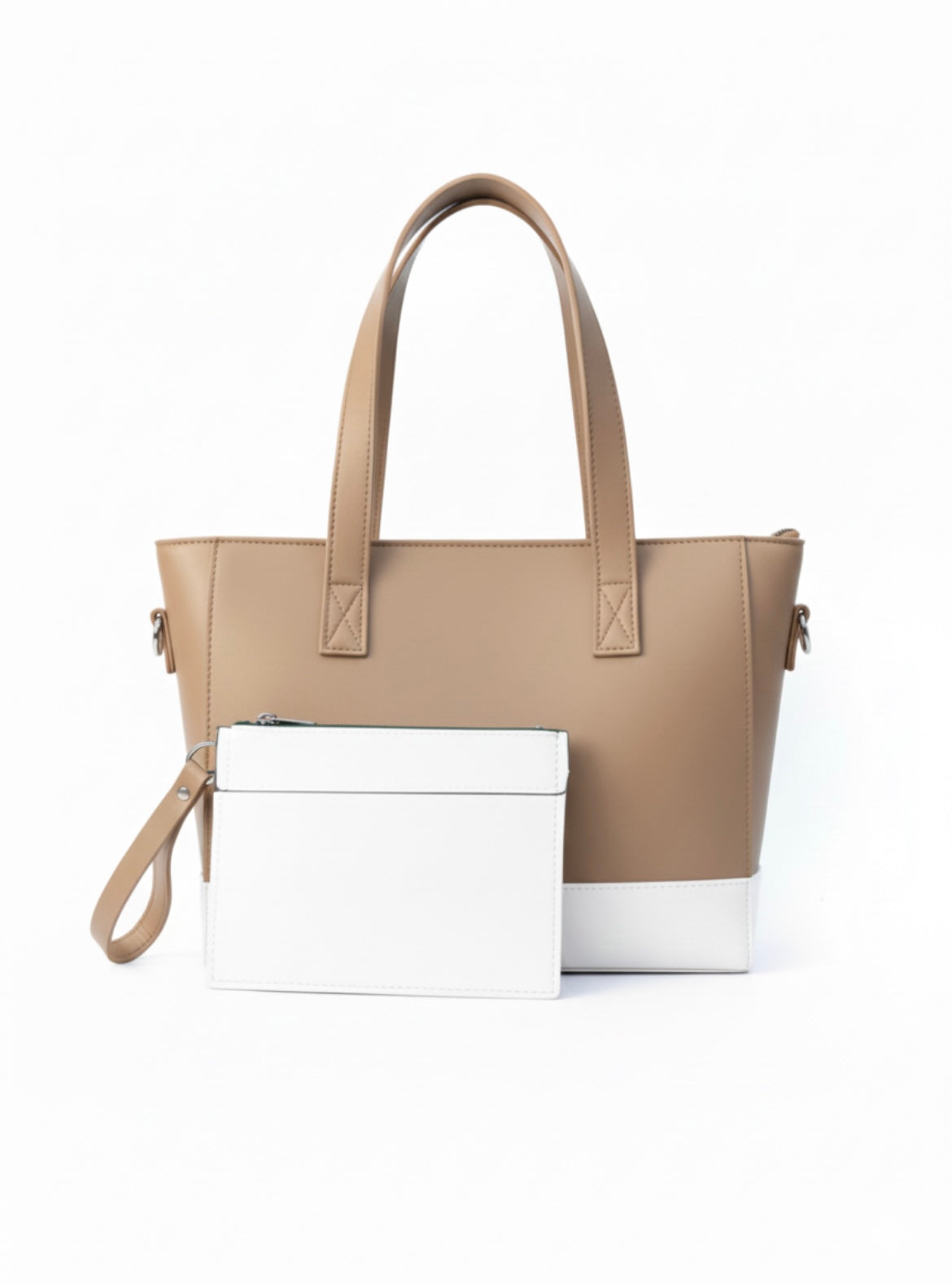 Day to Night Bags Beige and White