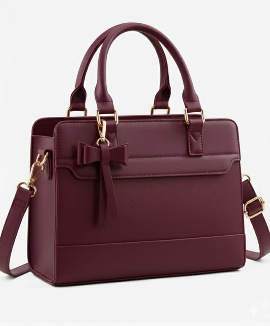 Maroon Nautical Tote