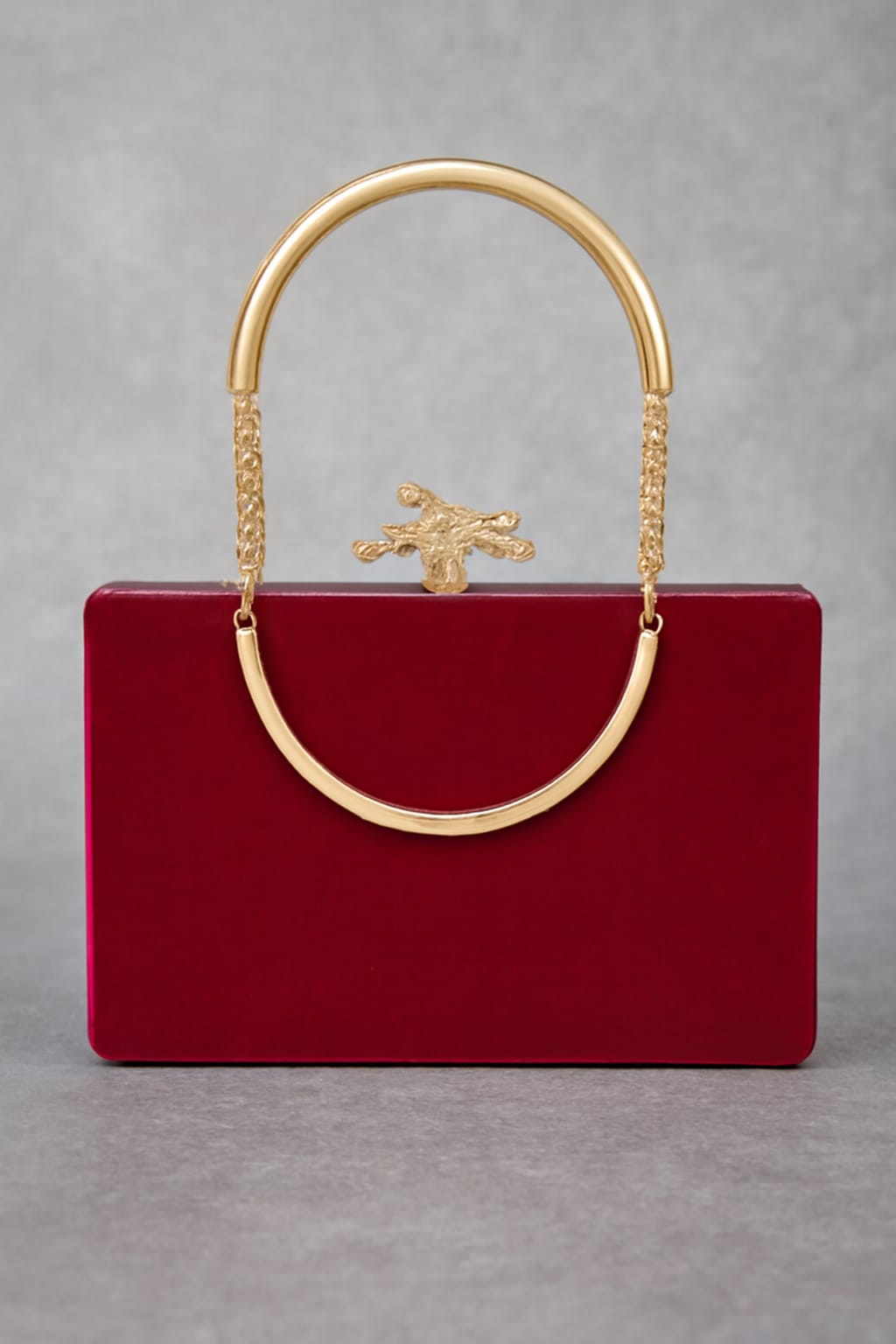 Red Velvet Luxe Clutch