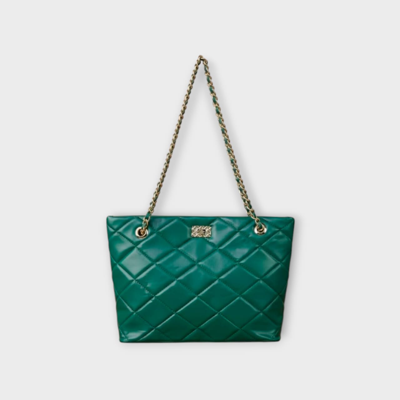 Sea Green Velina Charm Tote