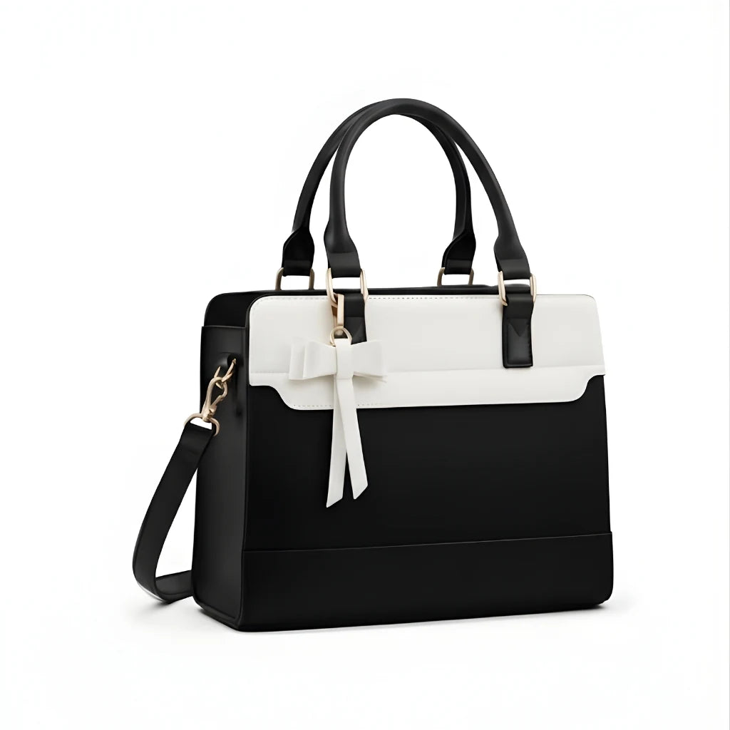 White N BlackNautical Tote Bag