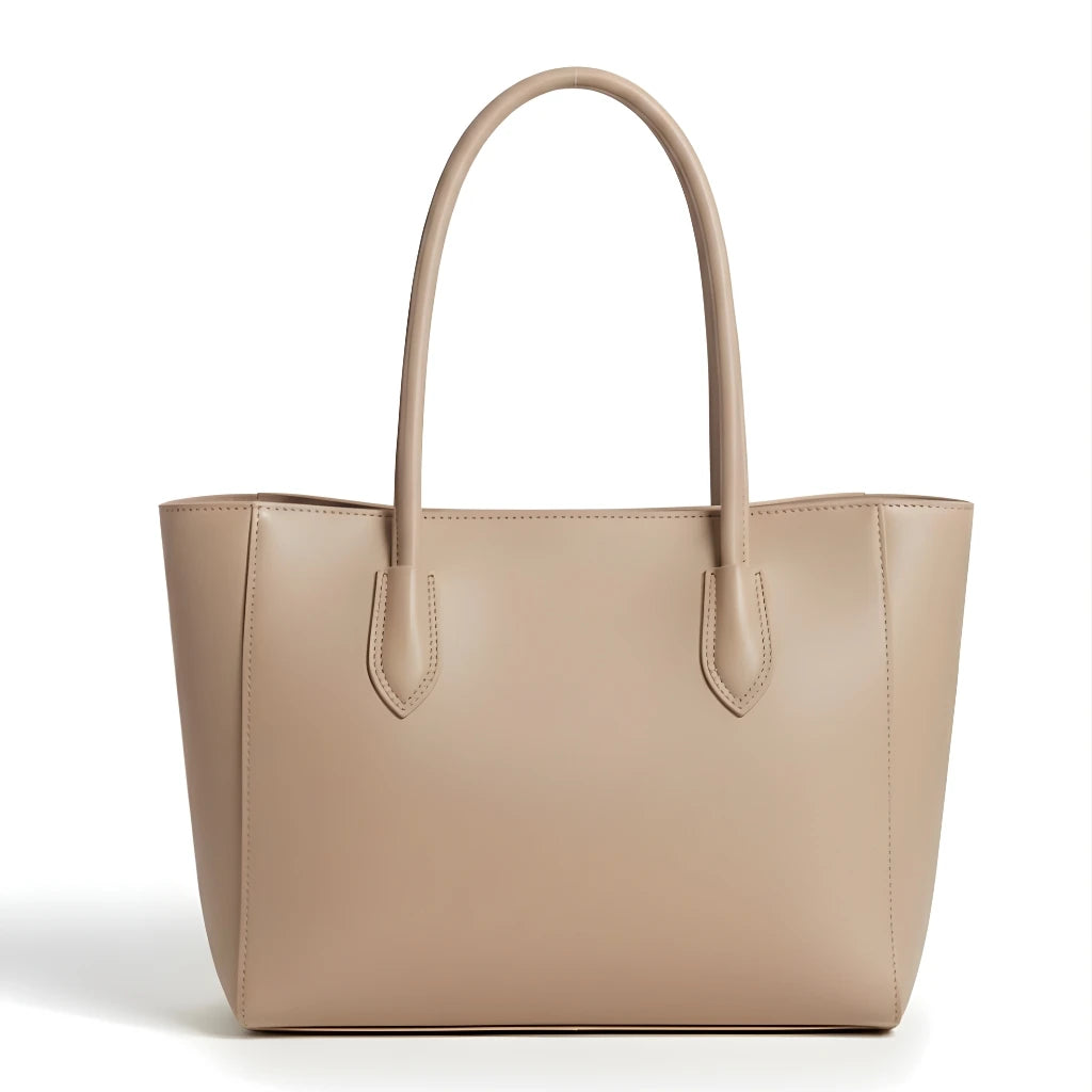 The Everyday Luxe Tote beige