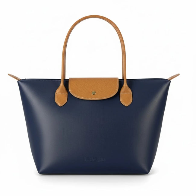 Classic Fold Tote Bag Blue Hover Image