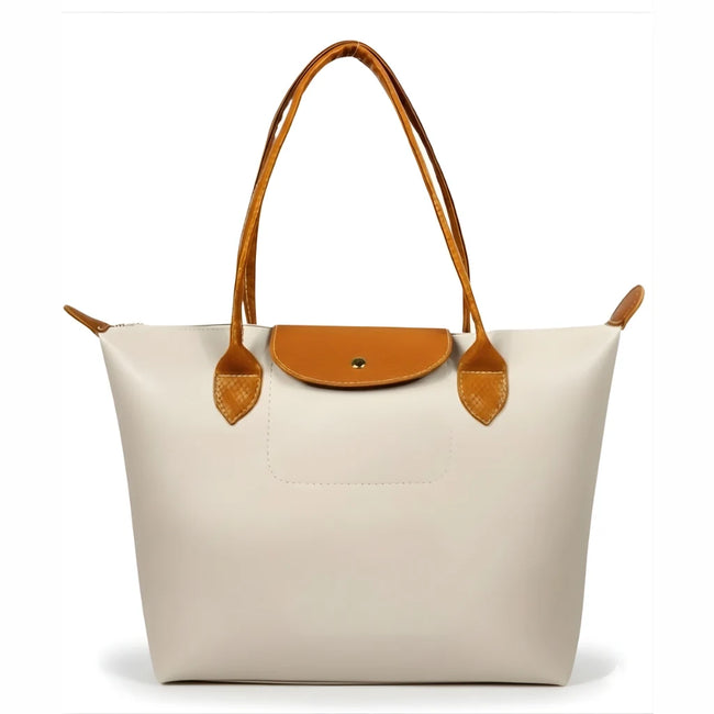 Classic Fold Tote Bag White Hover Image
