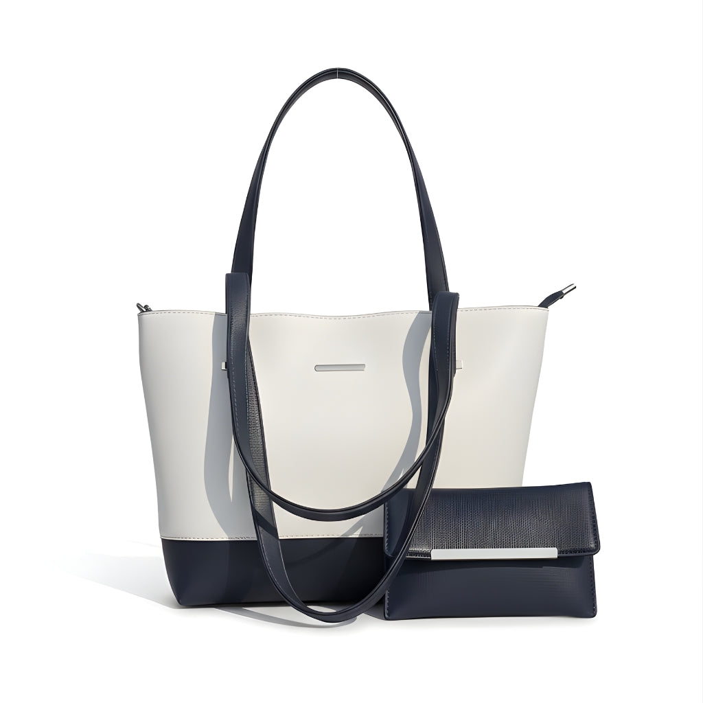 Blush base tote bag Black and White