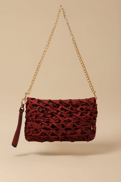 Crimson Weave Mehroon