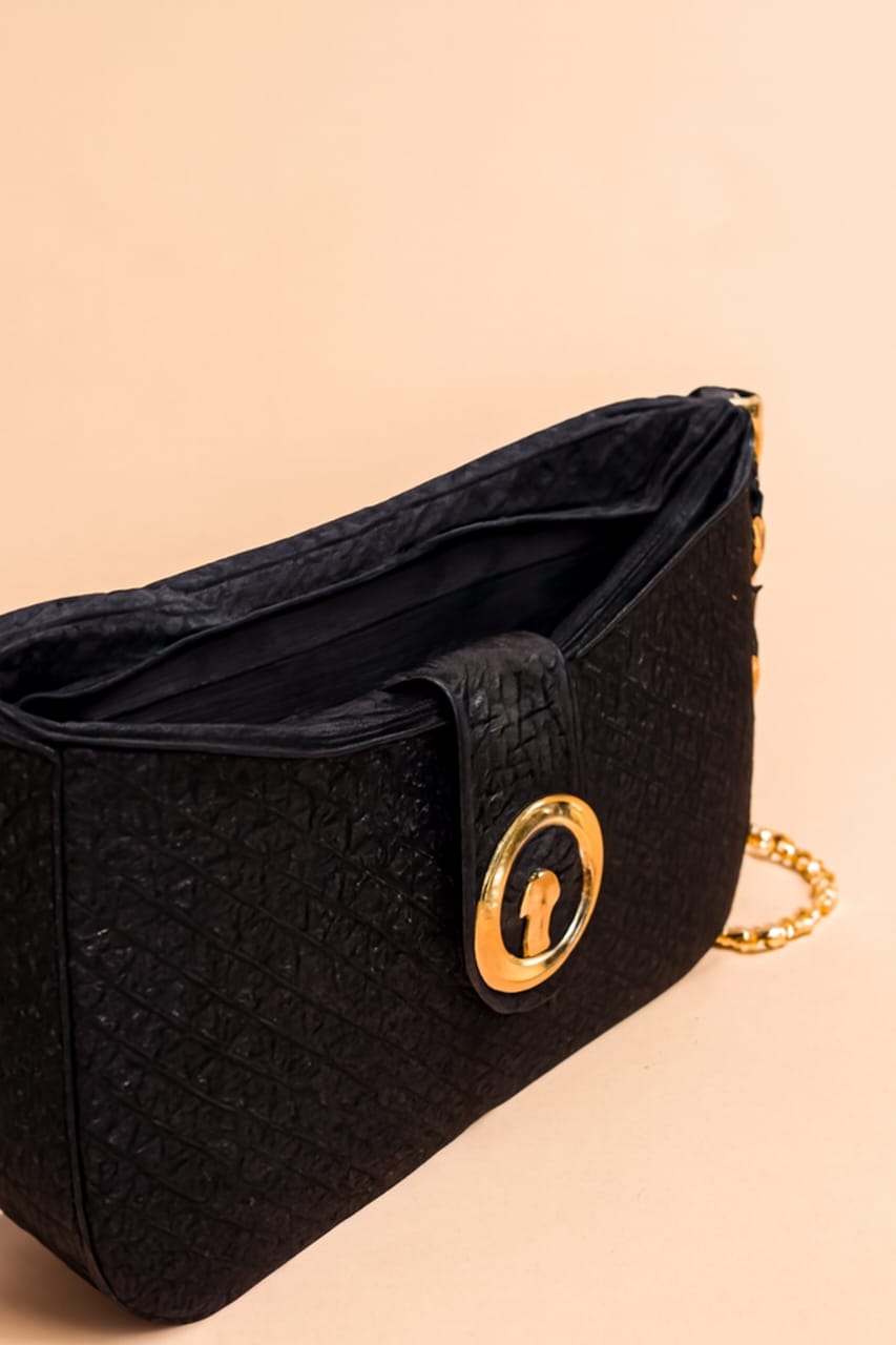Royal Noir mini tote