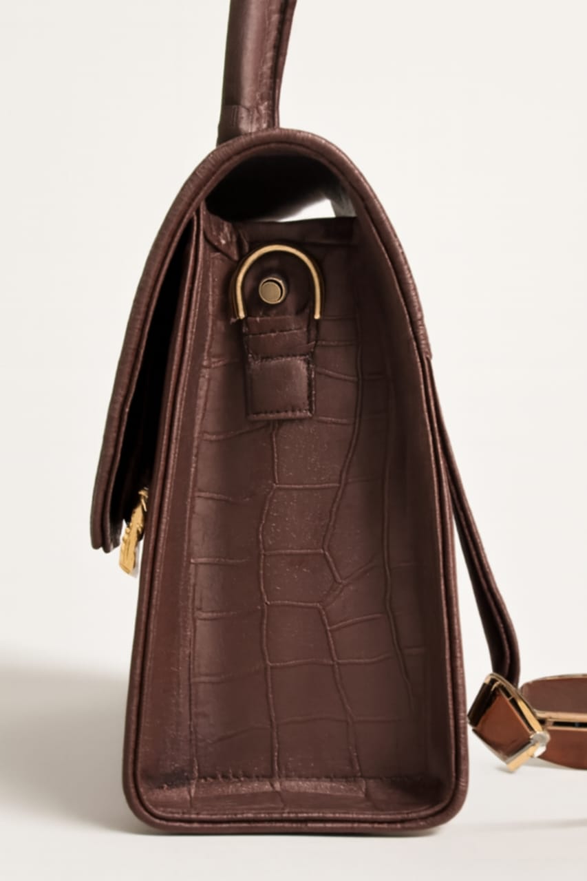 Coco Croc satchel bag