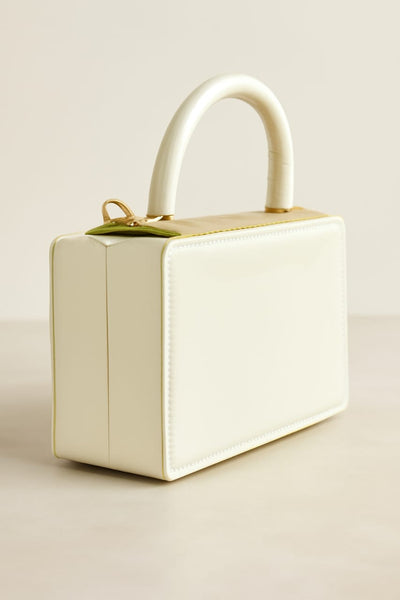 Gloss & Glam  Croc Beige Handbag