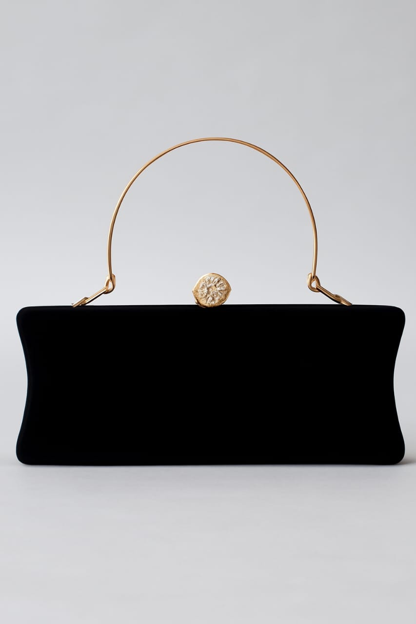 velour luxe clutch