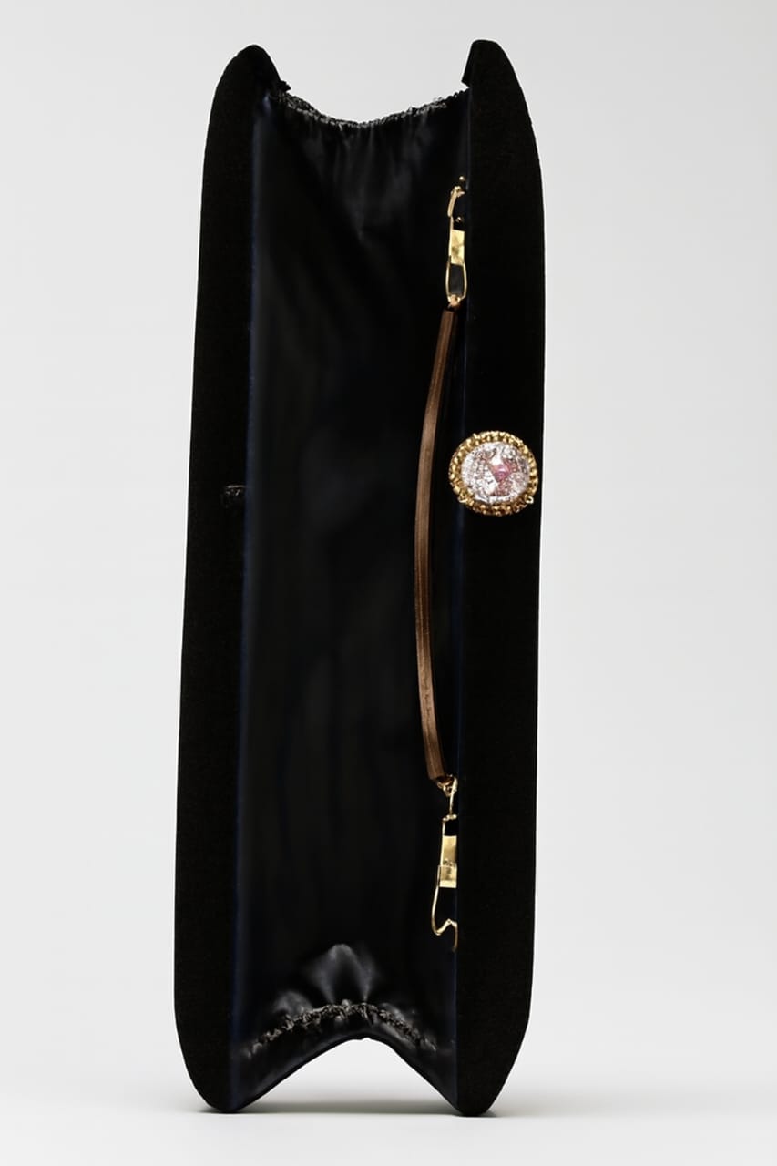 velour luxe clutch