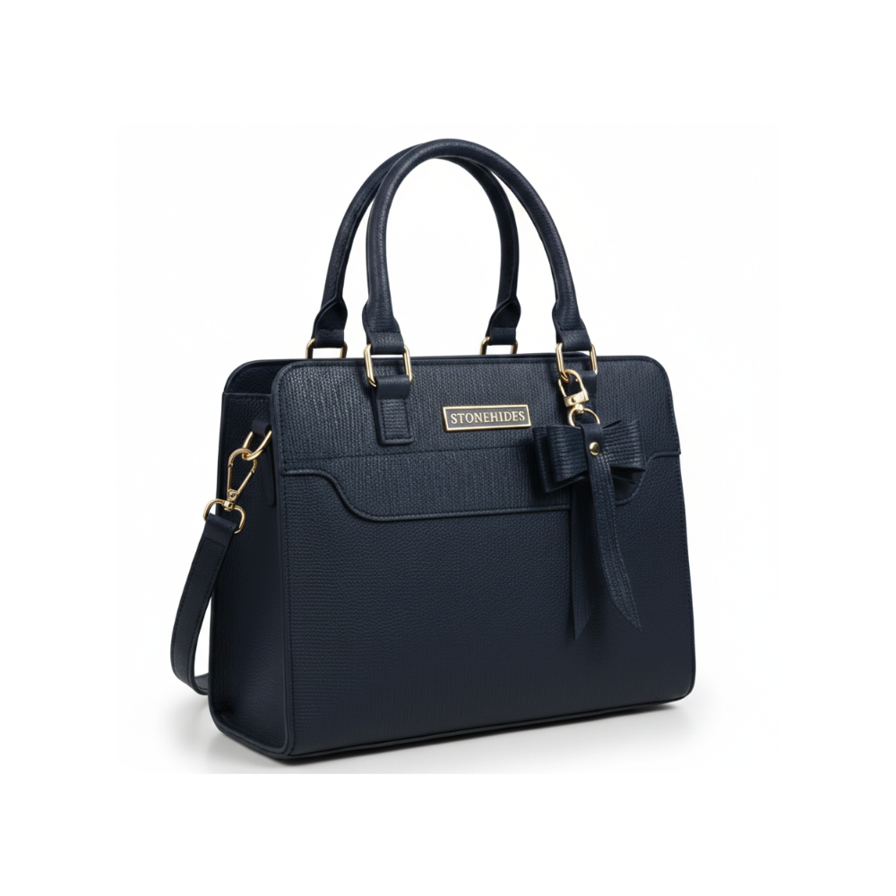 Nautical tote bag navy