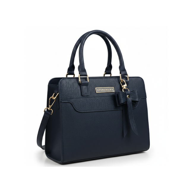 Nautical tote bag navy Hover Image